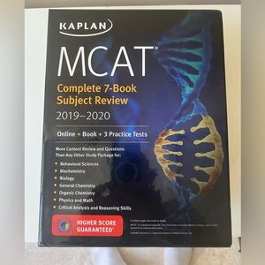 MCAT Complete 7-Book Subject Review books